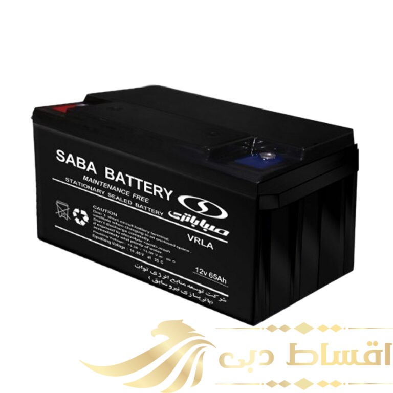 باتری یو پی اس 12 ولت 65 آمپر صبا باتری مدل 12SB65