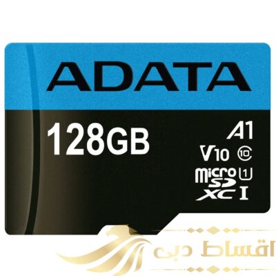 کارت حافظه microSDXC ای دیتا مدل Premier V10 A1 کلاس 10 استاندارد UHS-I سرعت 100MBps ظرفیت 128 گیگابایت