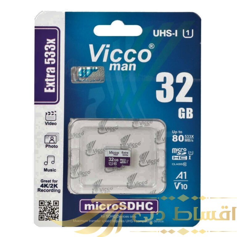 کارت حافظه microSDHC ویکومن مدل 533X کلاس 10 استاندارد UHS-I U1 سرعت 80MBps ظرفیت 32 گیگابایت