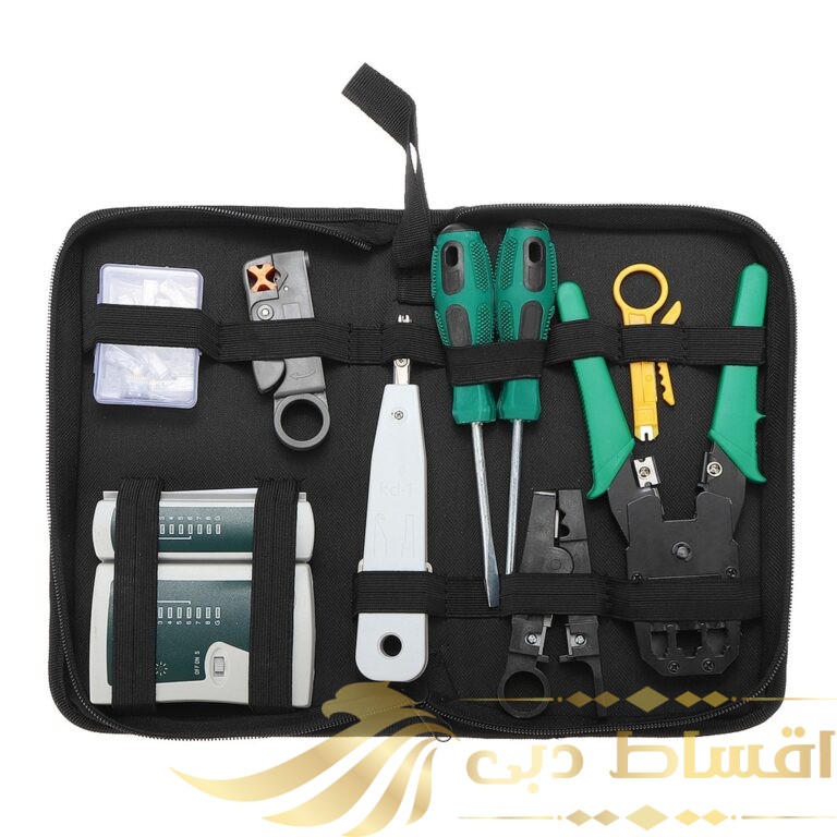 مجموعه 9 عددی کیف و ابزار شبکه مدل net9pcs