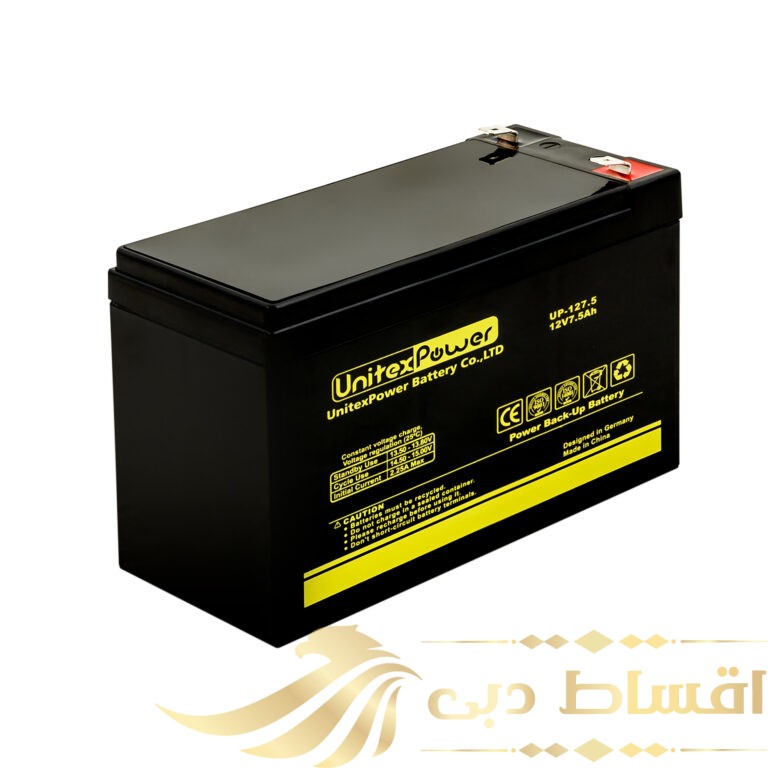 باتری یو پی اس 12 ولت 7 آمپرساعت یونیتکس پاور مدل UP12-7