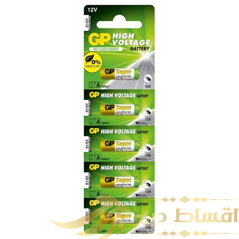 باتری 27A جی پی مدل سوپر آلکالاین بسته ۵ عددی