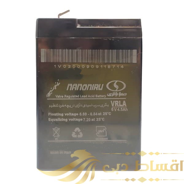 باتری یو پی اس 6 ولت 4.5آمپر صبا باتری مدل SB