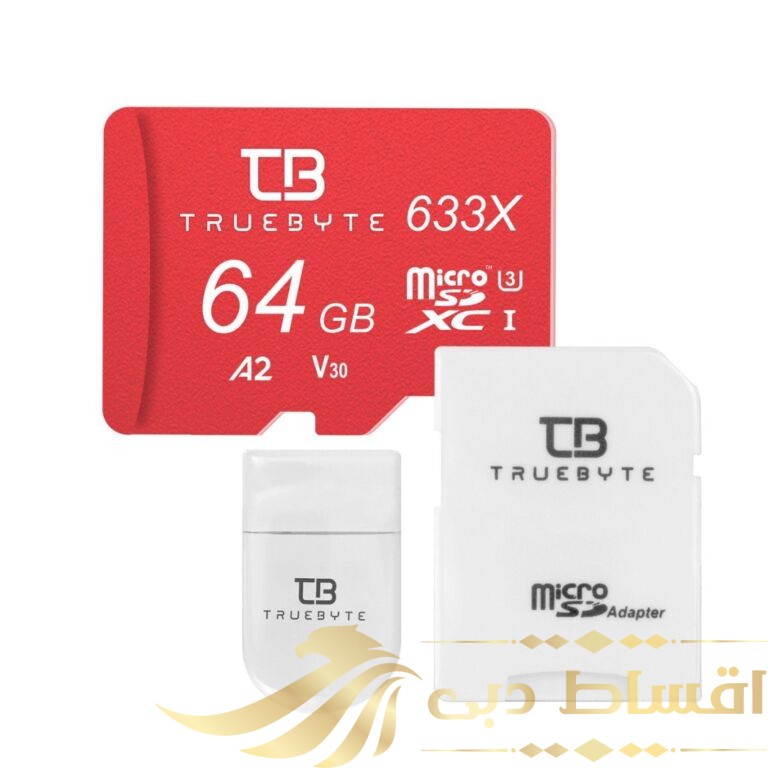 کارت حافظه microSDXC تروبایت مدل 633X-A2-V30 کلاس 10 استاندارد UHS-I U3 سرعت 95MBps ظرفیت 64 گیگابایت به همراه کارت‌خوان