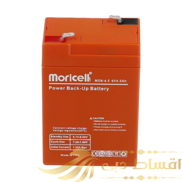 باتری یو پی اس 6 ولت 4.5 آمپر موریسل مدل MOUPS6-4.5
