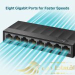 سوییچ 8 پورت گیگابیتی و دسکتاپ تی پی-لینک مدل LS1008G