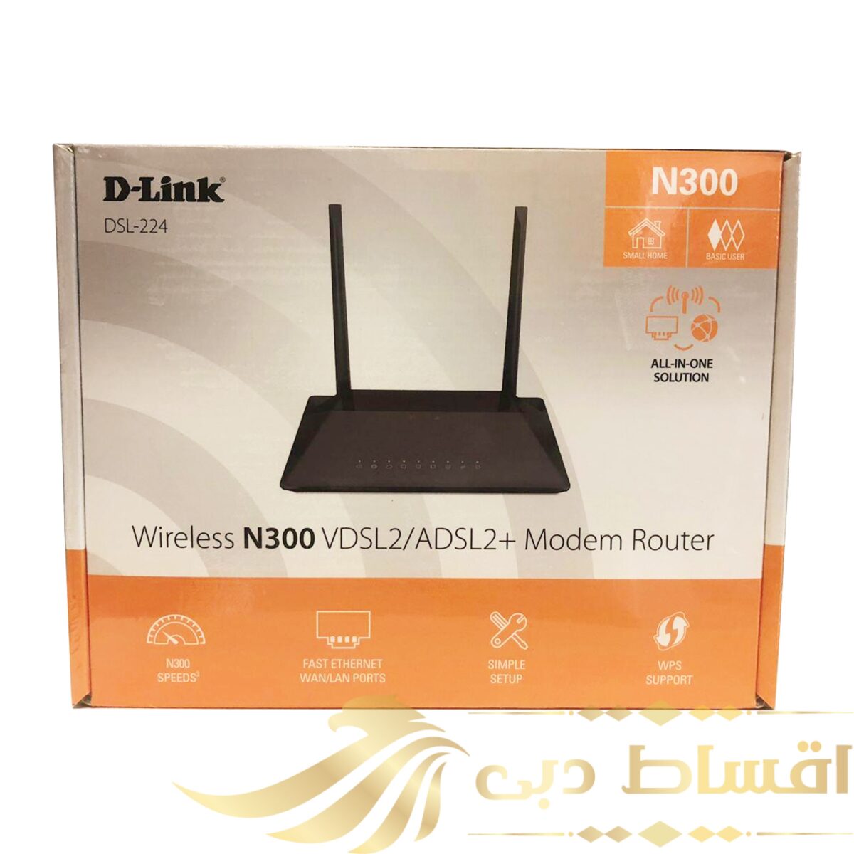 مودم روتر بی سیم ADSL2 Plus و VDSL2 دی لینک مدل DSL-224 NEW