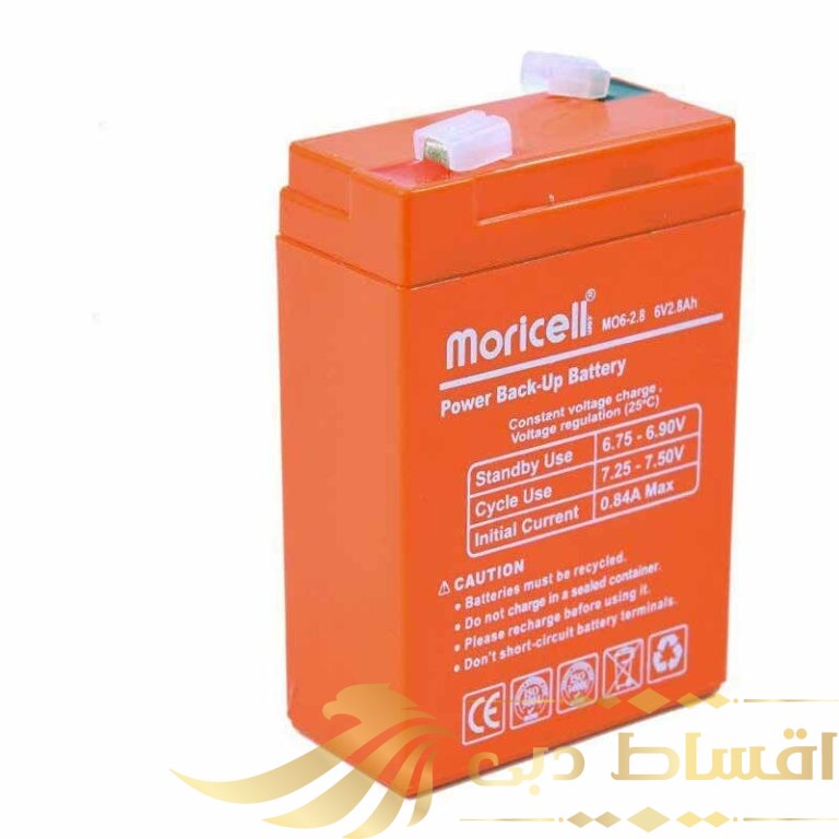 باتری یو پی اس 6 ولت 2.8 آمپر ساعت موریسل مدل MO 6v2.8Ah