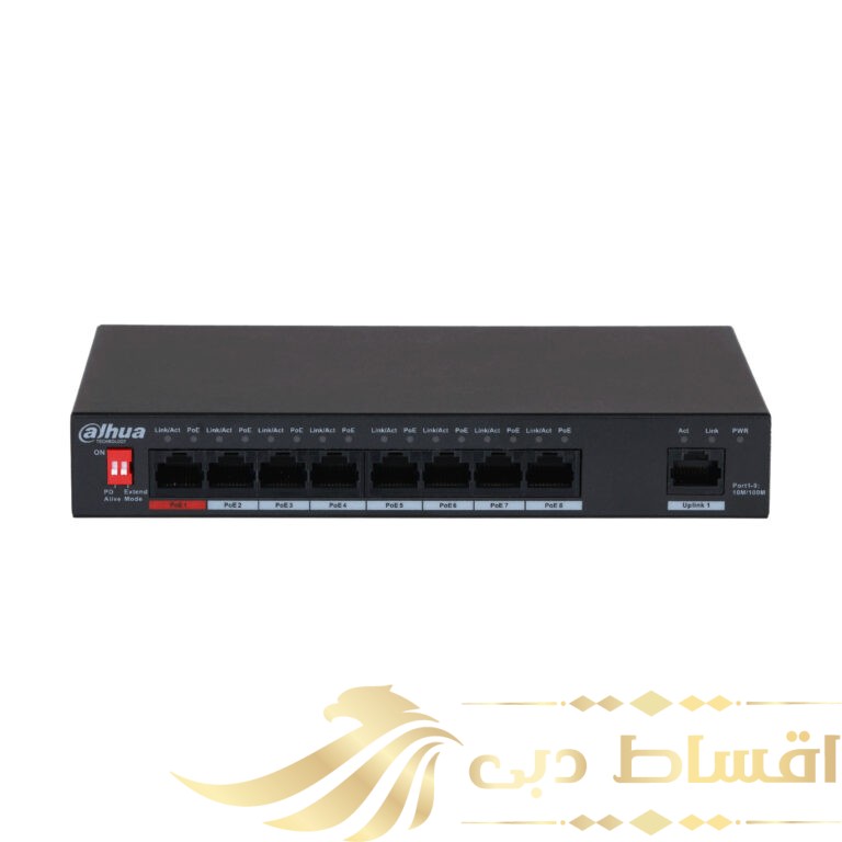 سوییچ 9 پورت داهوا مدل DH-PFS3009-8ET-96