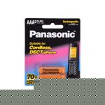 باتری نیم قلمی قابل شارژ پاناسونیک مدل BK-4LDAW/2BT بسته 2 عددی