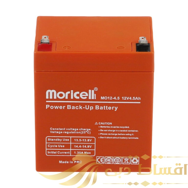 باتری یو پی اس 12 ولت 4.5 آمپر موریسل مدل MOUPS12-4.5