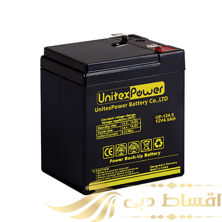 باتری یو پی اس 12 ولت 4.5 آمپر یو نیتکس پاور مدل UP124.5