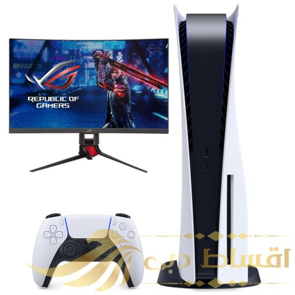 خرید پلی استیشن 5 دیسک خور + مانیتور ROG Strix XG27WQ