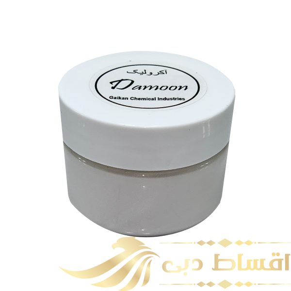 رنگ متالیک سفید صدفی دامون کد 112 حجم 240 میلی لیتر