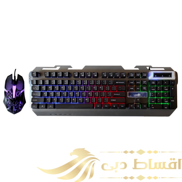 کیبورد و ماوس مخصوص بازی ال دی کی مدل 828
