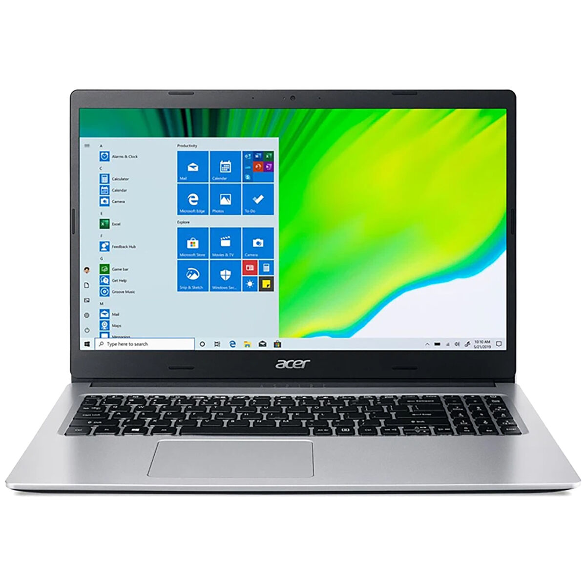 لپ تاپ 15.6 اینچی ایسر مدل Aspire 3 A315-58G-30KZ-i3 8GB 1HDD 128SSD MX350 -کاستوم شده