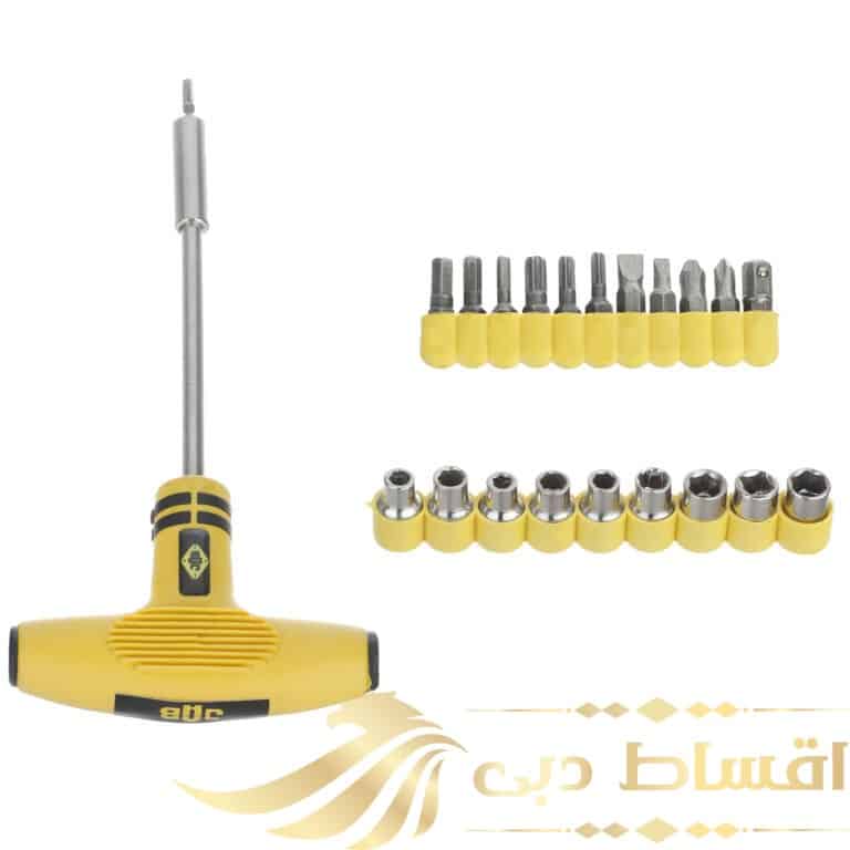 آچار بکس و سری آچار بکس جاب مدل JB-100026 مجموعه 26 عددی