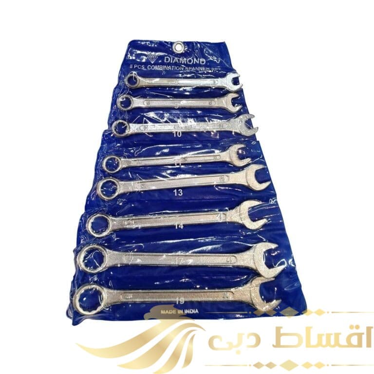 آچار یکسر تخت و یکسر رینگی دیاموند مدل 08 مجموعه 8 عددی