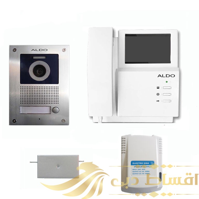 آیفون تصویری آلدو مدل 412V1 مجموعه 4 عددی