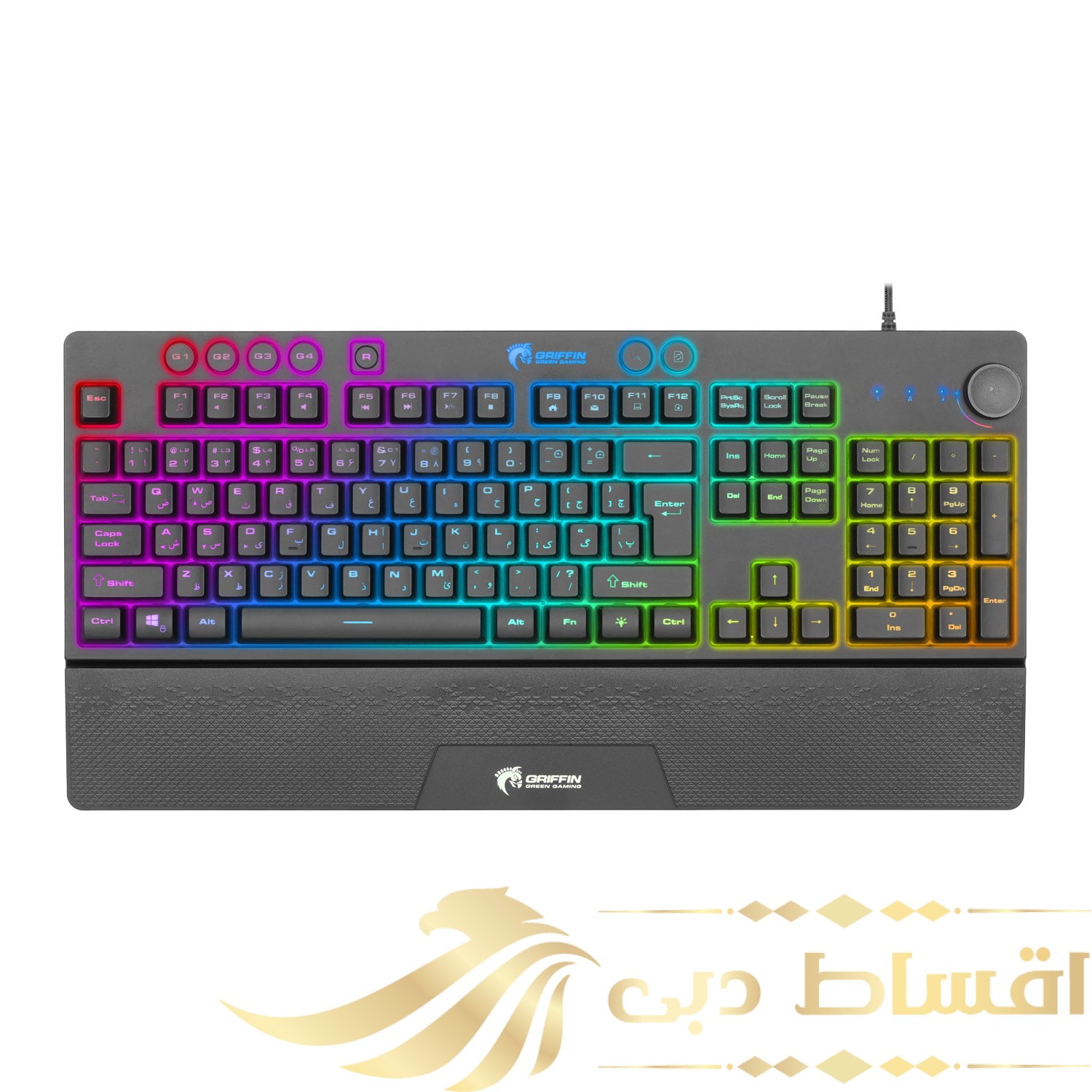 کیبورد مخصوص بازی گرین مدل GK703-RGB