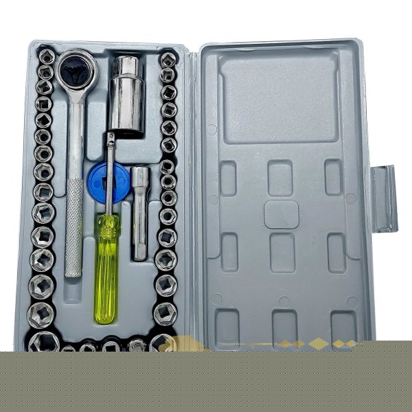 آچار بکس و سری آچار بکس آیوا مدل 40 N بسته 40 عددی