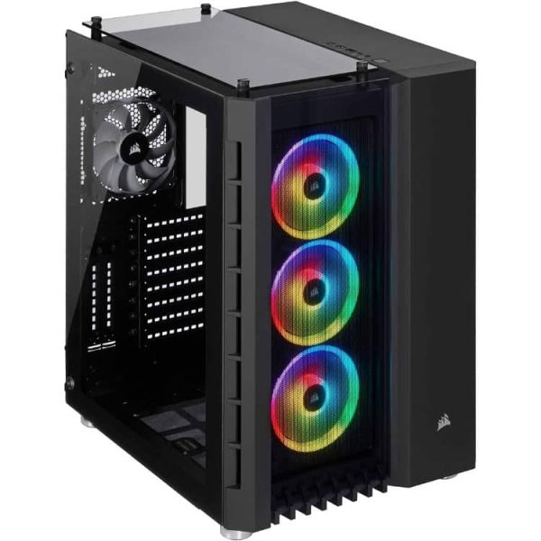 کیس کامپیوتر Corsair Crystal Series 680X RGB - شاسی مید تاور - سیاه