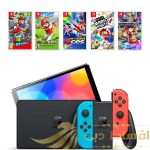 نینتندو سوییچ اولد - جوی کان قرمز/آبی + باندل بازی‌های حرکتی Super Mario