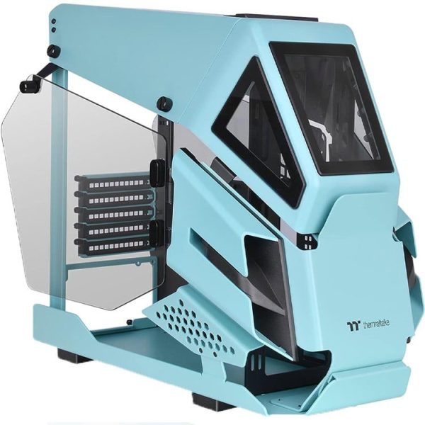 کیس کامپیوتر Thermaltake AH T200 - فرم میکرو تاور - فیروزه‌ای
