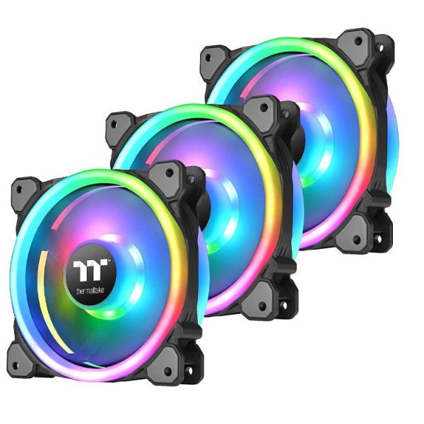 فن کیس Thermaltake Riing Trio 12 - پک سه تایی - ۱۲۰ میلیمتر - سیاه