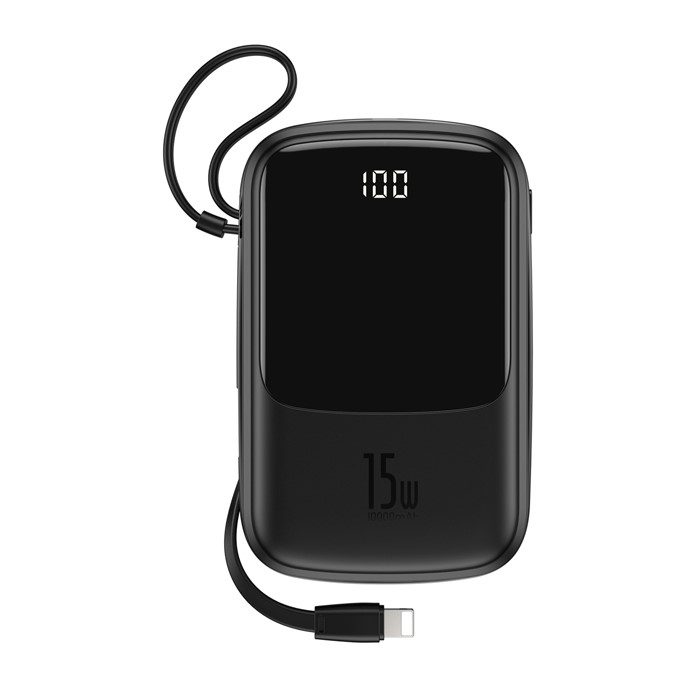 پاوربانک باسئوس مدل Qpow ظرفیت 10000 میلی آمپر ساعت