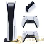 کنسول بازی سونی مدل PlayStation 5 ظرفیت 825 گیگابایت ریجن 1216A اروپا به همراه دسته اضافه و پایه شارژر