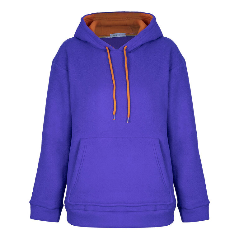 هودی زنانه آر اِن اِس مدل 67-11101812 رنگ بنفش