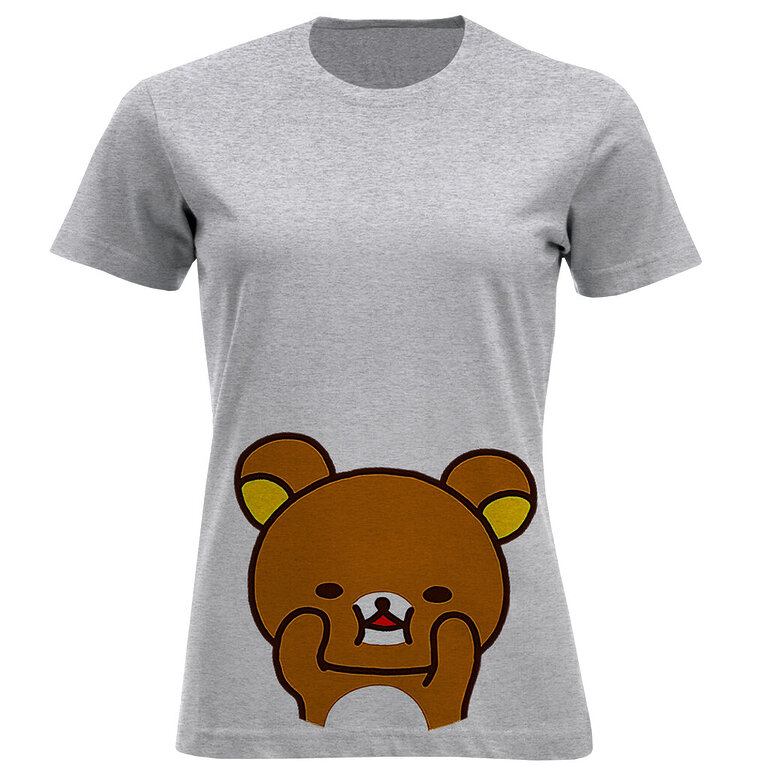 تیشرت آستین کوتاه زنانه طرح خرس کوچولو کد F157