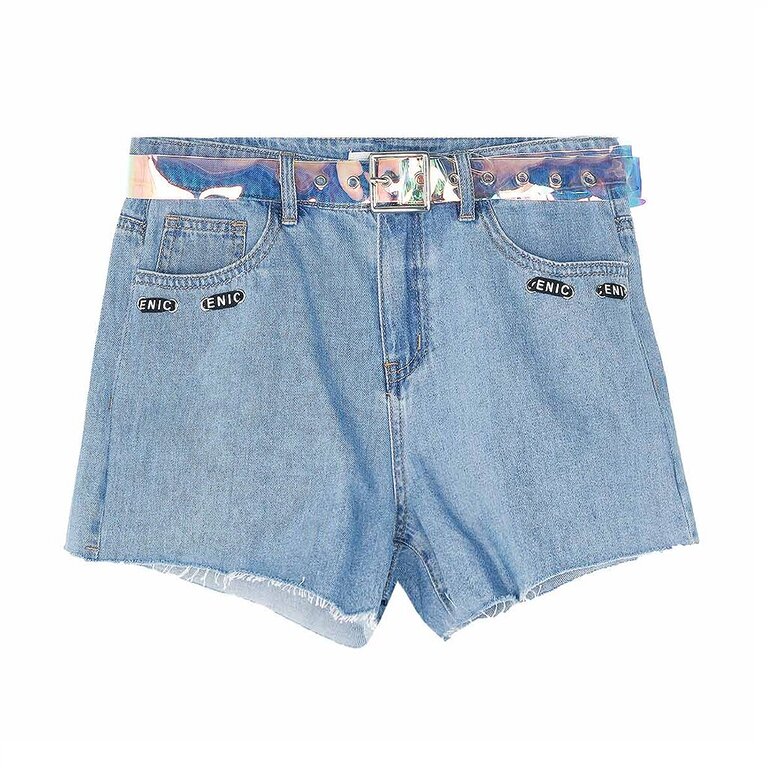 شلوارک زنانه جین وست کد 20265 رنگ آبی روشن