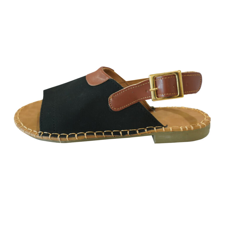 صندل زنانه مدل رنگین کمان رنگ مشکی