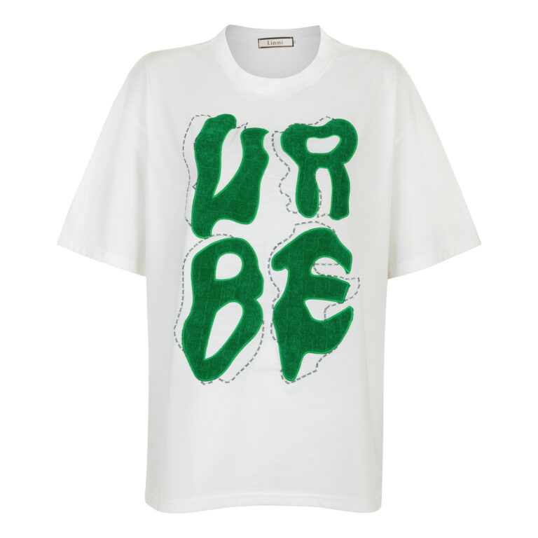 تی شرت اورسایز  آستین کوتاه زنانه مدل W-BE