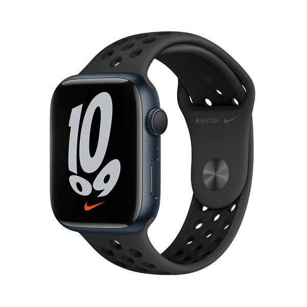 ساعت هوشمند اپل سری 7 مدل 45mm Aluminum Case with Nike Sport silicone Band