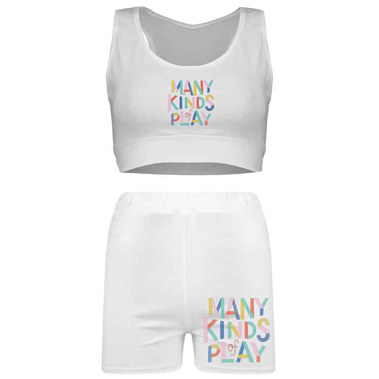 ست نیم تنه و شلوارک زنانه مدل 503