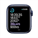 ساعت هوشمند اپل واچ سری 6 مدل 40mm Aluminum Case with  Sport silicone Band