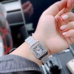 ساعت مچی عقربه ای زنانه مدل فول نگین صفحه نگین دار کد 1