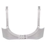 ست شورت و سوتین زنانه پانیذ مدل ساتن وسط توری بدون فنر کد 4648 رنگ سفید