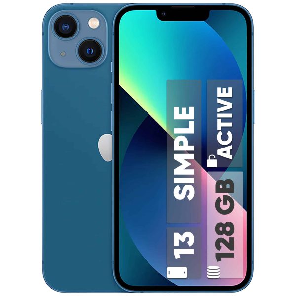 گوشی موبایل اپل مدل iPhone 13 A2634 دو سیم‌ کارت ظرفیت 128 گیگابایت و رم 4 گیگابایت - اکتیو