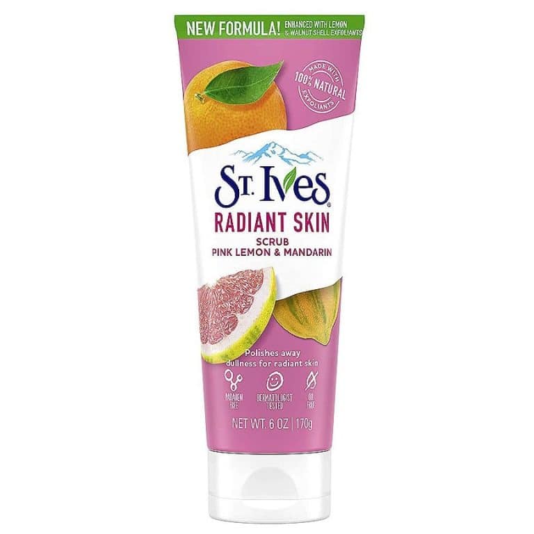 اسکراب لایه بردار پوست اس تی.ایوز مدل Pink Lemon & Mandarin New Formula حجم 170 میلی لیتر