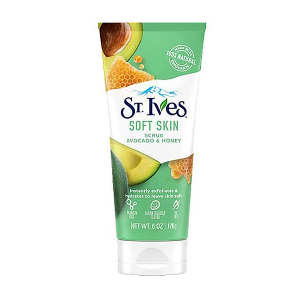 اسکراب صورت اس تی ایوز مدل SOFT SKIN حجم 170 میلی لیتر