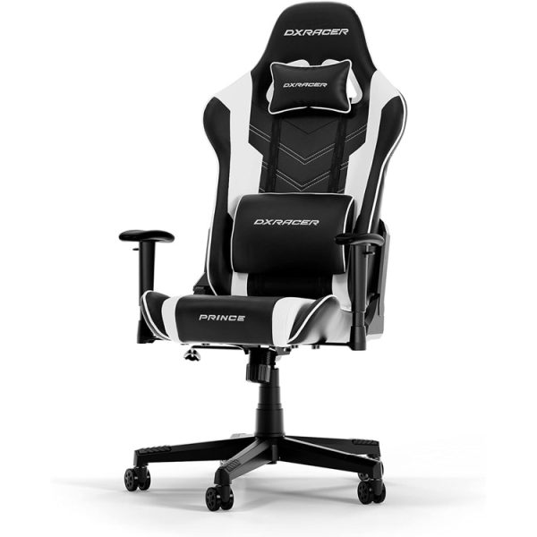 خرید صندلی گیمینگ DXRacer سری Prince - مشکی/سفید