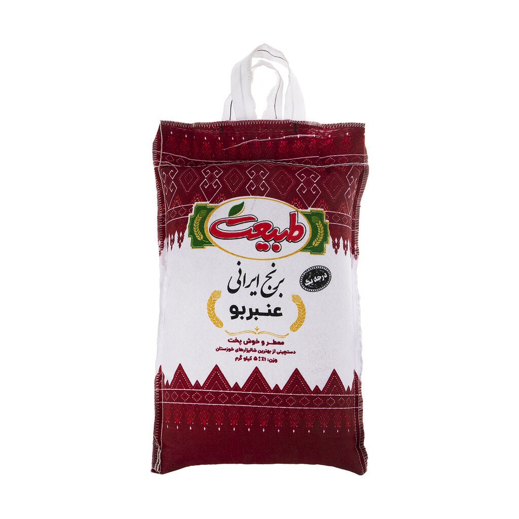 برنج ایرانی عنبربو طبیعت – 5 کیلوگرم